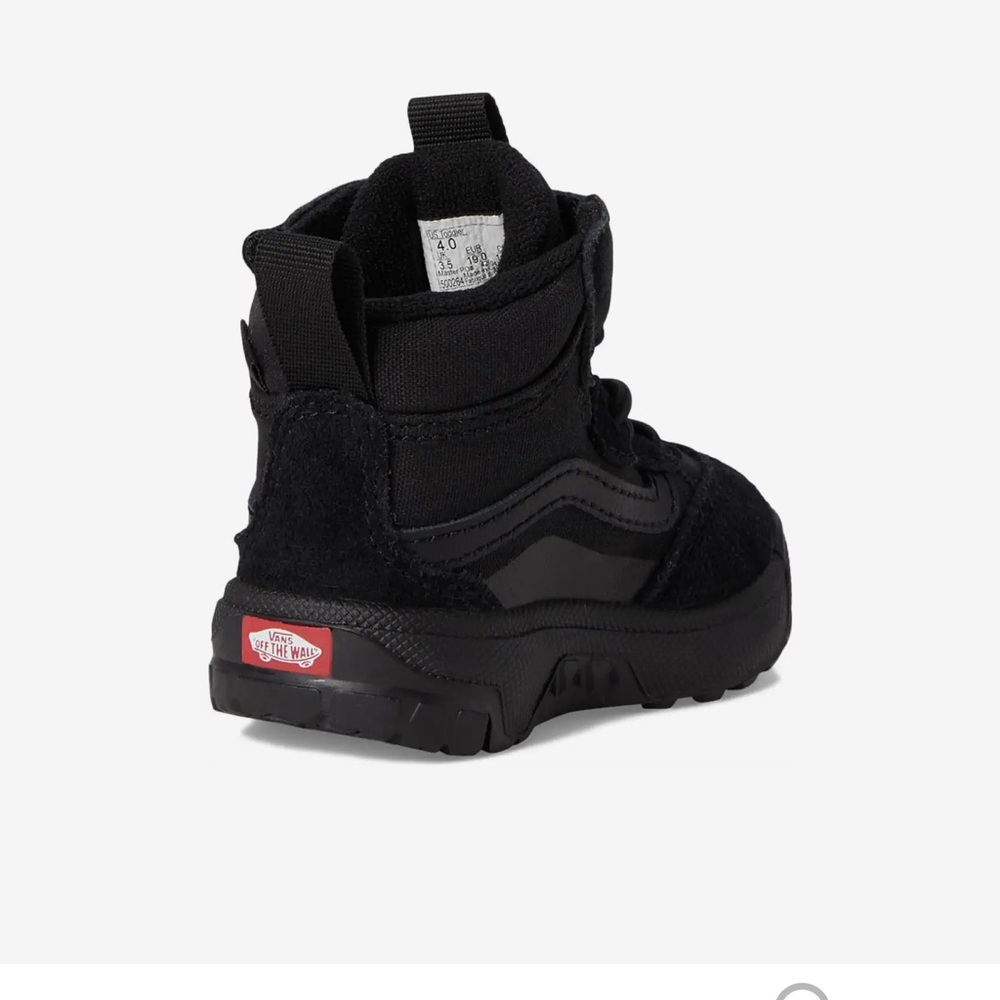 Vans Kids Black High-Top Boots